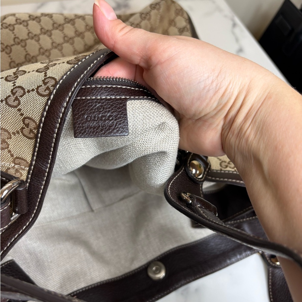 Gucci Monogram Large Icon Bit Tote - Picture 7 of 7